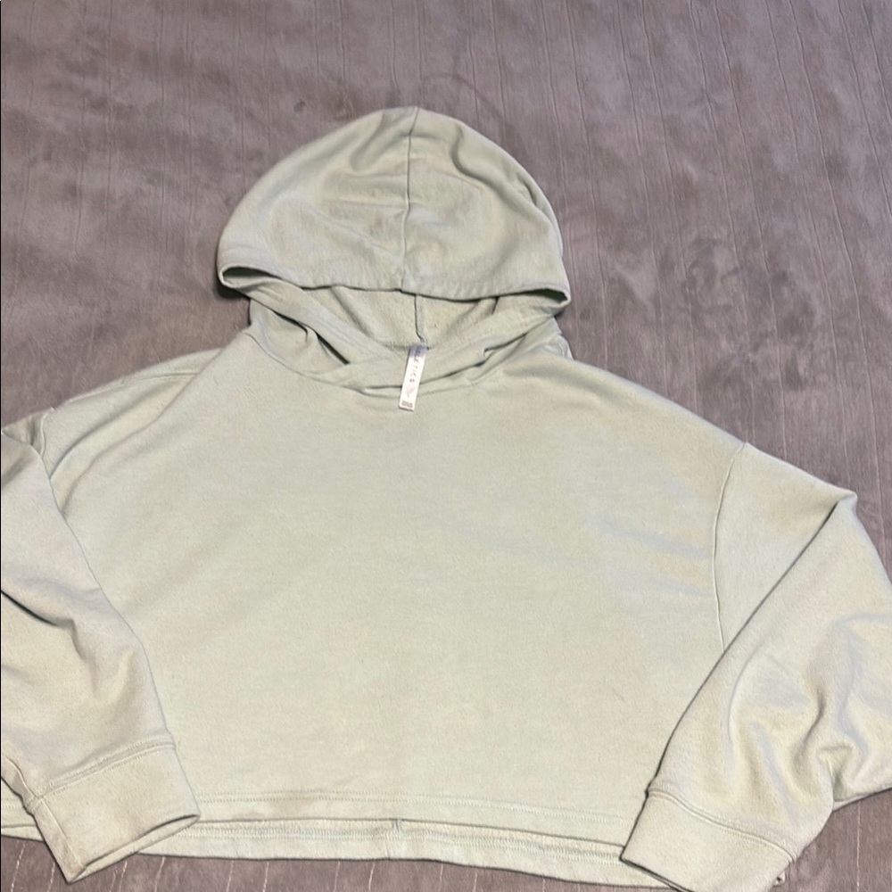 Women's Sage Green Hoodie Sweater